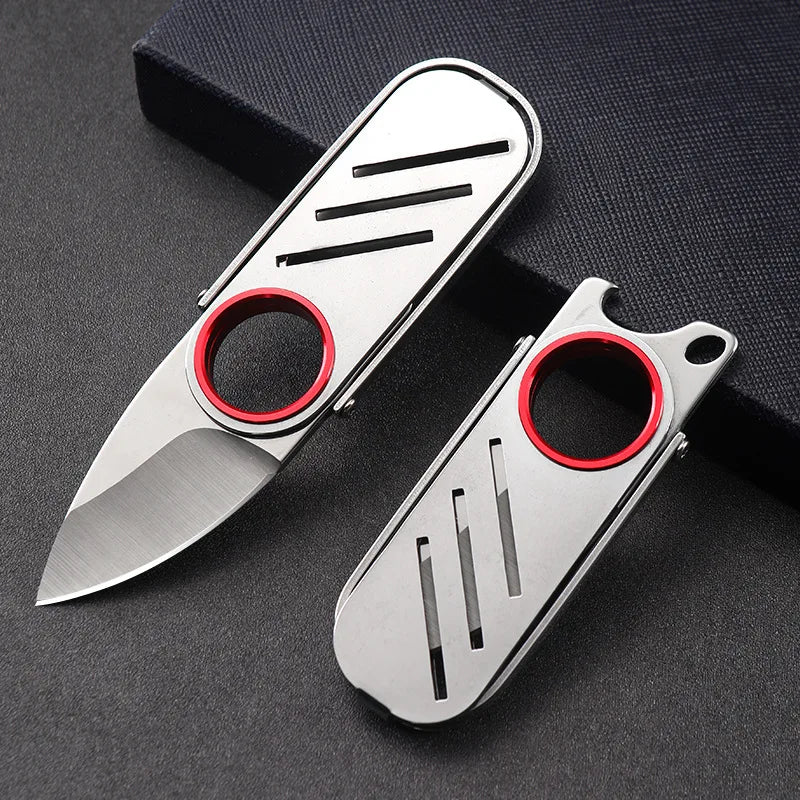 Mini Portable Stainless Steel Outdoor EDC Tool Key Chain Pendant Is the Perfect Tool for Opening Packages and Daily Use Pi-Mart
