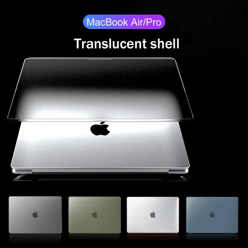 New TPU Soft Laptop Case For Macbook Air 13 M1 M2 Case For Macbook Pro 14 Case Chip Air 13.6 Cover for Macbook Pro 13 Cover Pi-Mart