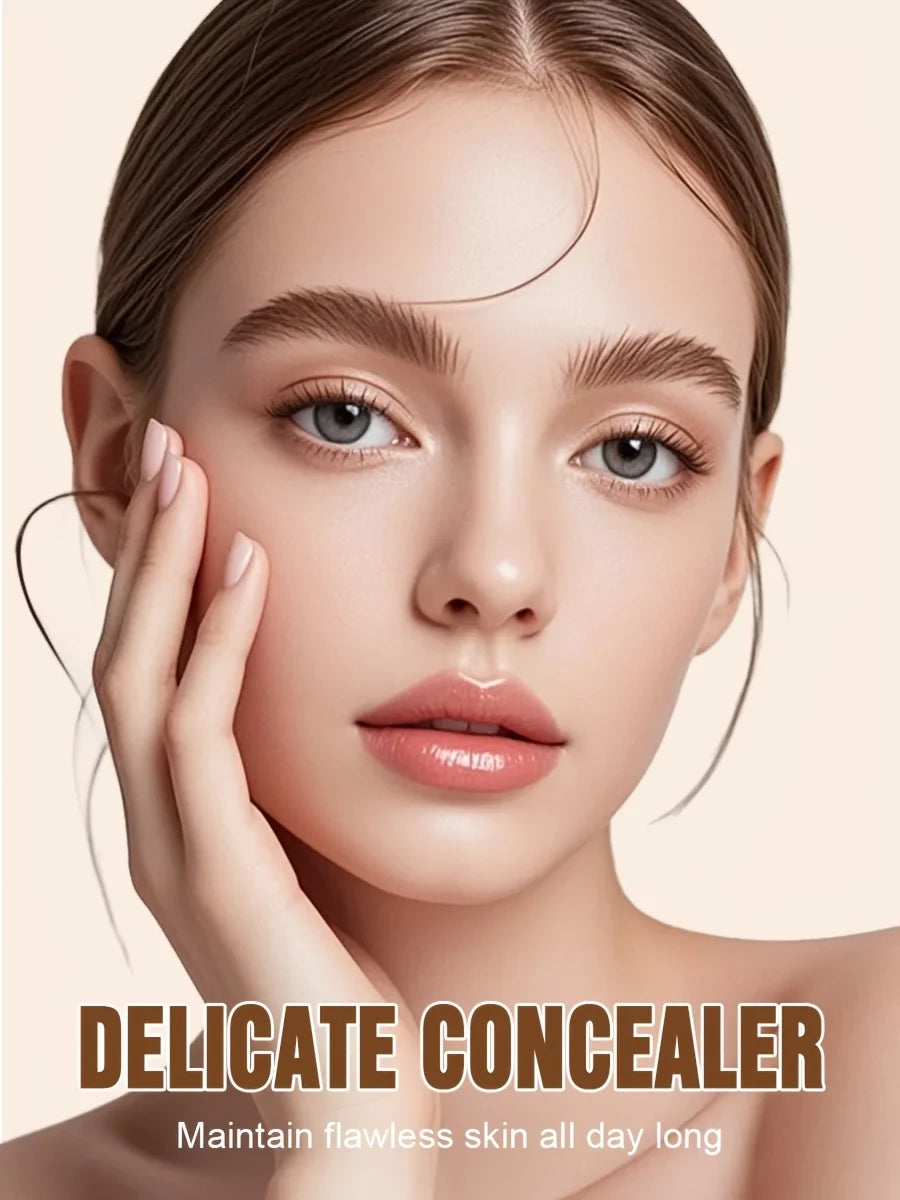 Under Eye Concealer Cream Makeup, Lightweight Smooth Texture Eye Concealer Cosmetic, Natural Skin Tone Finish, 3 Shades Pi-Mart