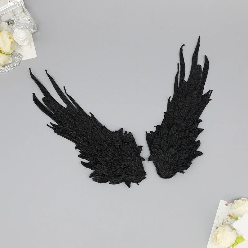 Lolita Feather Angel Wings Hair Clip Barrette Angel Wing Hairpin Lolita Anime Cosplay Hair Accessories Halloween Party Headwear Pi-Mart