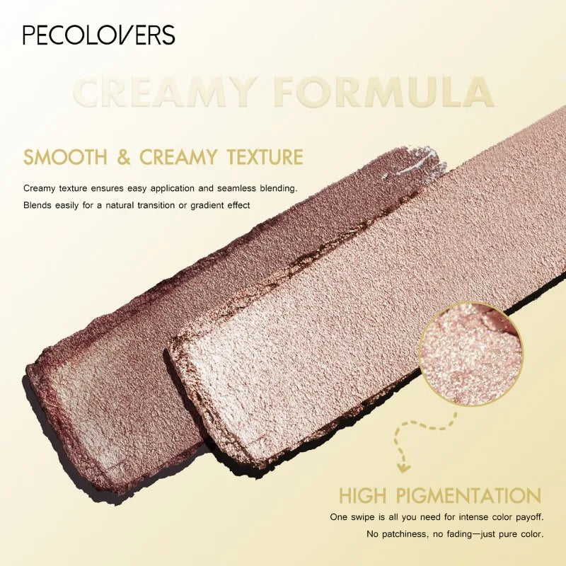 Double Color Eyeshadow Stick Glitter Highlight Shadow Stick Eye Makeup Waterproof Lasting Shimmer Metallic Eyeshadow Makeup LadyShow.Store