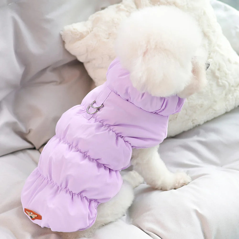 Soft Warm Dog Clothes Winter Padded Puppy Cat Coat Jacket For Small Medium Dogs Chihuahua French Bulldog Poodle Vest Pet Outfit Pi-Mart