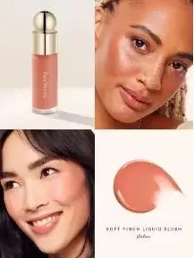 Rare Beauty New Product Frost-to-powder Mashed Potato Matte Air Cushion Blush Cream Liquid Blush Long-lasting Lipstick Lip Gloss Tri Light Beauty