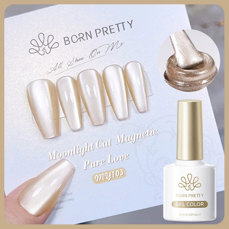 BORN PRETTY 117 Colors Cat Magnetic Gel Nail Polish 10ml Full Coverage Varnish Semi Permanent Super Gorgeous Nails Manicure Tri Light Beauty