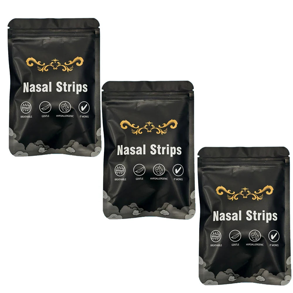 30/90/150pieces, Anti Snoring Nose Patch Set Extra Strength Nasal Strips Better Breathing Non-Invasive Easier Breath Sleep Aid Tri Light Beauty