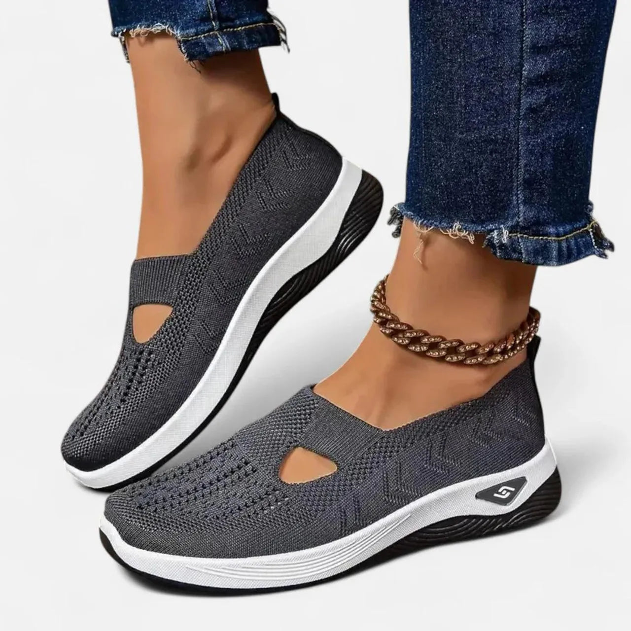 Spring Breathable Mesh Flats Shoes for Women Comfortable Slip on Casual Shoes Woman Lightweight Soft Bottom Loafers LadyShow.Store