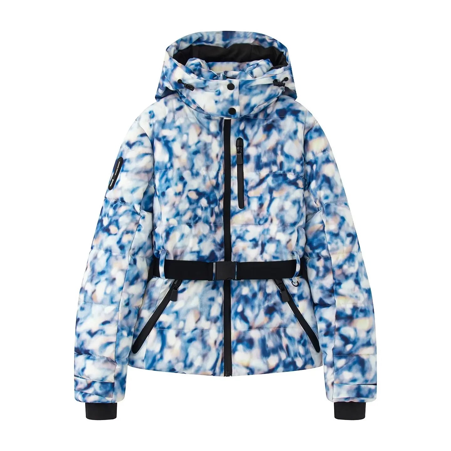 2026 Women Winter Hooded Down Jackets With Belt Lady Warm Thick Long Sleeve Stand Collar Parkas Padded Coats Sports Ski Outdoor LadyShow.Store