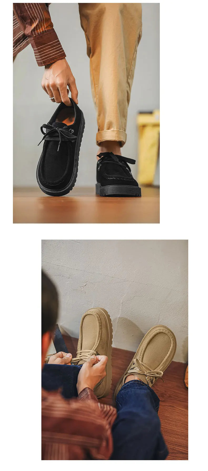 Men Thick Soled Sneakers Fashion Spring/Autumn Soft Board Shoes Personalized Trend Versatile Multi Functional Men Casual Shoes Pi-Mart