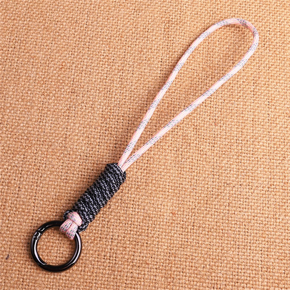 Outdoor Paracord Lanyard Survival Keychain for Men Women Handwoven Backpack Car Keyring Camping Hiking EDC Jewelry Accessories Pi-Mart