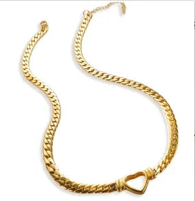 Square Pendants Delicate Stainless Steel Chain Pendant Necklace For Women Necklace Pi-Mart
