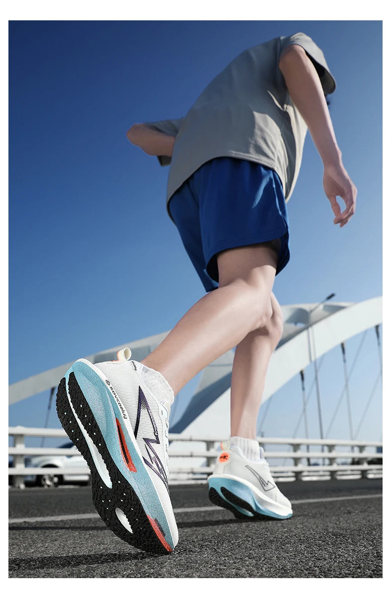 2026 Running Shoes Carbon Board Marathon Men Sports Breathable Lightweight Women's Comfy Athletic Antiskid Sneakers Casual New Pi-Mart