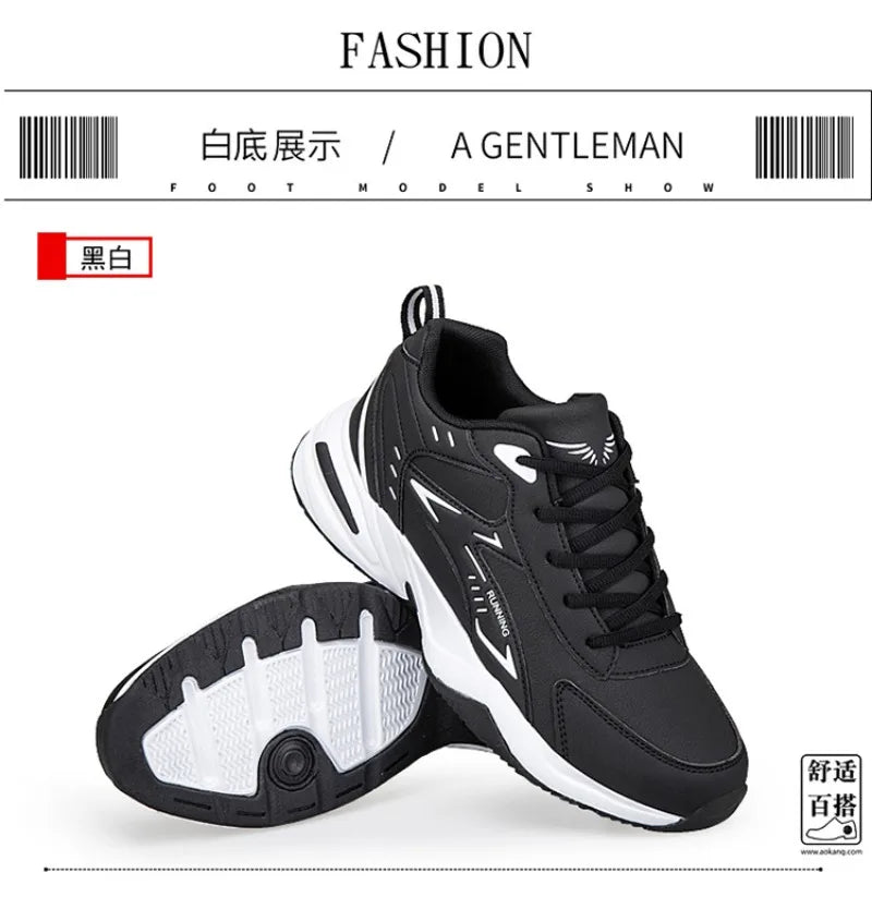 Autumn New Men Microfber Running Shoes Luxury Brand Men Shoes School Student Air-cushion Sneakers Fashion Man Casual Shoes 35-48 Pi-Mart