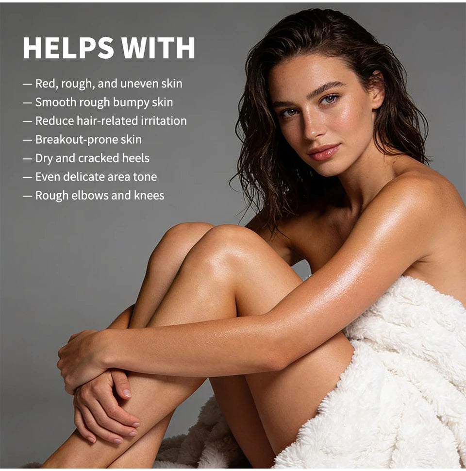 Glycolic Acid Exfoliating Body Stick Multiple Concerns Delivers Deep Effective Exfoliation Nourishing Moisture Deep Hydration Pi-Mart