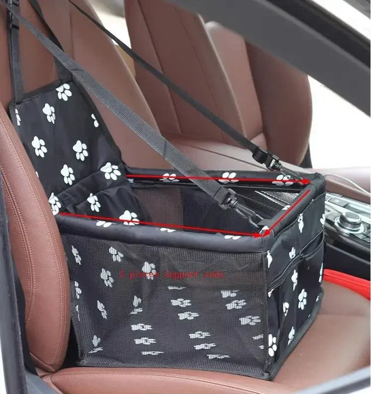 2025 High Quality Breathable Pets Carrier Car Seat Basket Safe Travel Carrier House Kennel Puppy Handbag Outdoor Pet Supplies Pi-Mart
