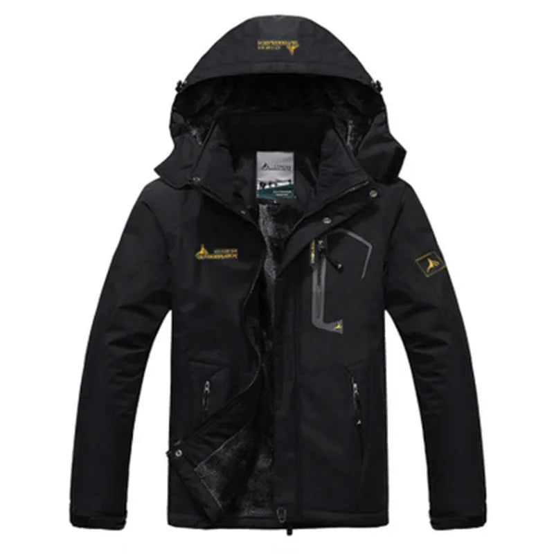 Winter Parka Men Windbreak Plus Thick Warm Windproof Fur Coats Male Military Hooded Anorak Jackets Men's Winter Jackets Pi-Mart