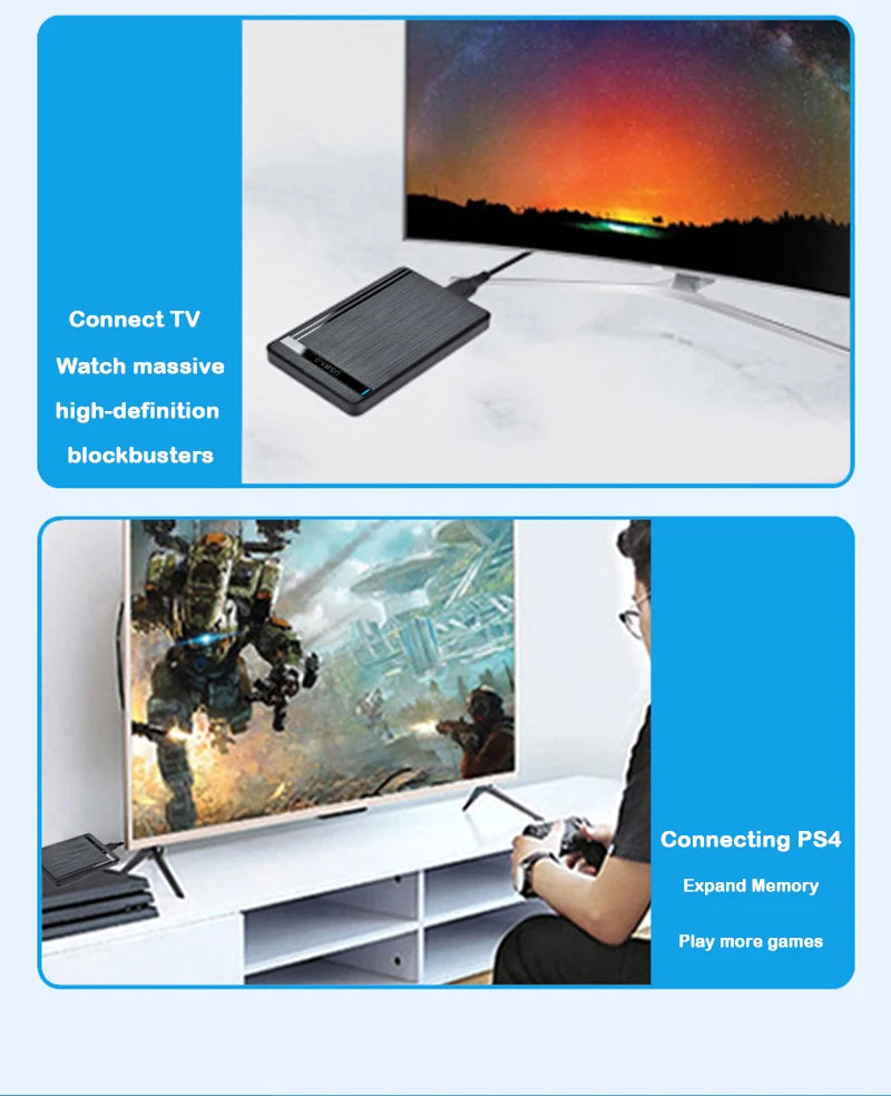 2.5-inch SSD Solid State Mechanical Serial Port SATA Toolless Micro Interface USB 3.1 External Mobile Hard Disk Case Pi-Mart