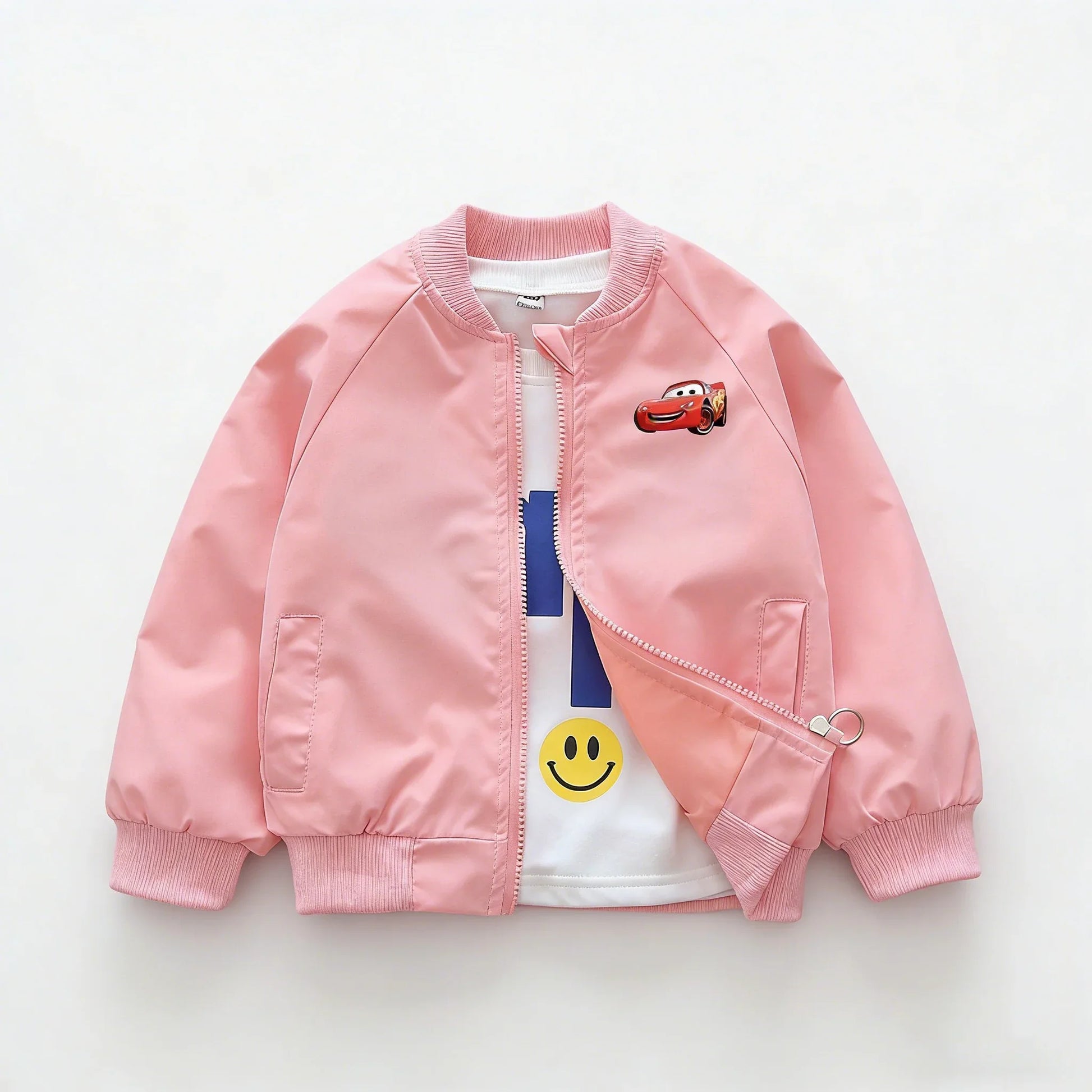 Cars Lightning McQueen Children Jacket New Spring Autumn Baby Boy Girl Cartoon Zipper Long Sleeves Windbreaker Kids Sports Coats LadyShow.Store