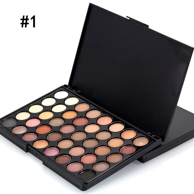 40/74/78 Colors Glitter Eyeshadow Palette Matte Waterproof Long Lasting Pressed Powder Cosmetics Kit  Fashion Women MakeUp Tools LadyShow.Store