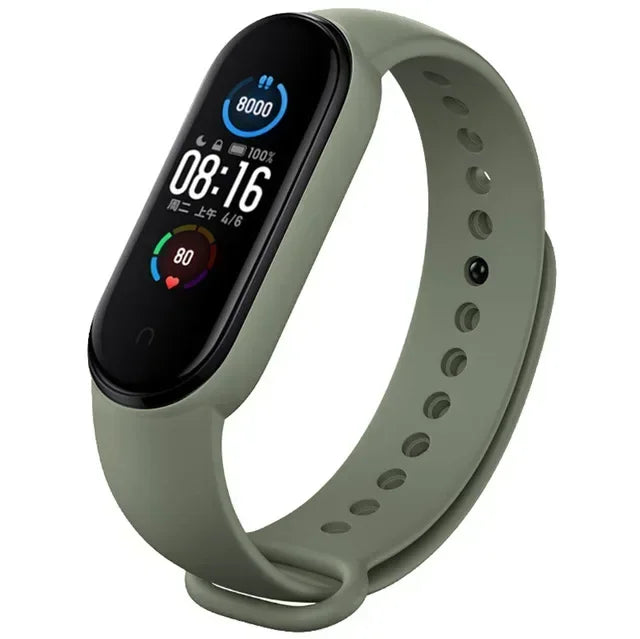 Watch Strap For Xiaomi Mi Band 7 6 5 4 3 Wristband Silicone Bracelet Wrist Straps MiBand 3/4 band5 band6 Smartwatch Accessories LadyShow.Store
