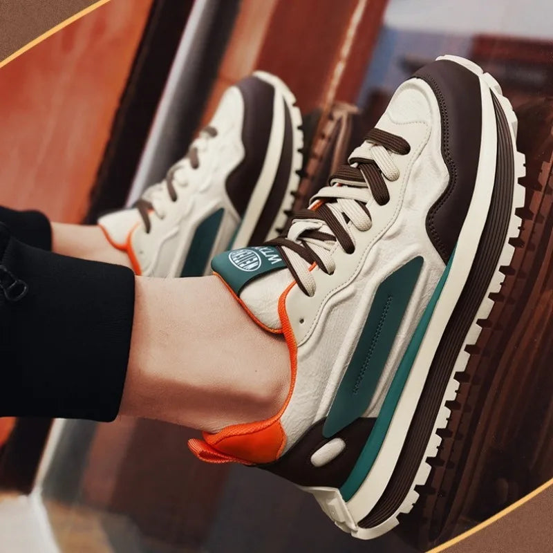 Trend Men Versatile Sneakers 2025 Autumn High Quality Comfortable Platform Sports Running Shoes Outdoor Youth Shoes for Men Plus Pi-Mart