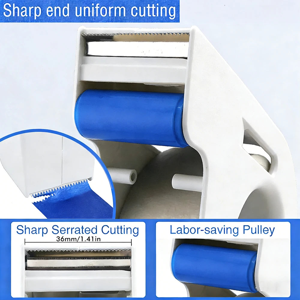 Masking Tape Applicator Tool Manual Paper Tape Dispenser for Wall Painting Caulking Aid Fall Home Renovation DIY Tool Pi-Mart