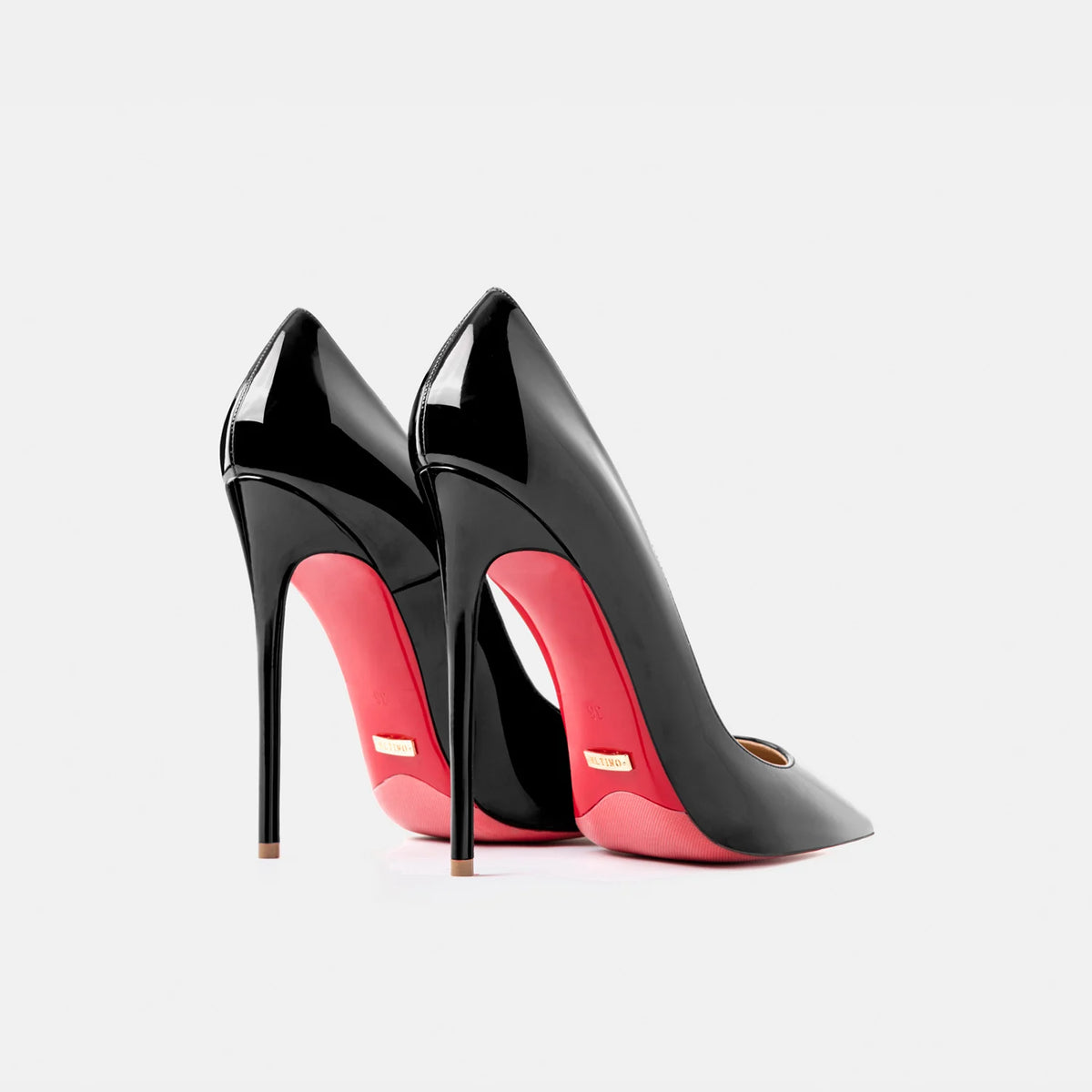 Women heels 2026 leather Heels for women Luxury Brand Pumps Red sole Pointed Toe High Heels Elegant Stiletto Ladies Prom Shoes Pi-Mart