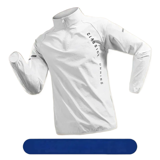 Men Running Jackets Gym Zipper Hooded Sport Jacke Jogging Training Fitness Sweatshirt Casual Running Sportswear LadyShow.Store