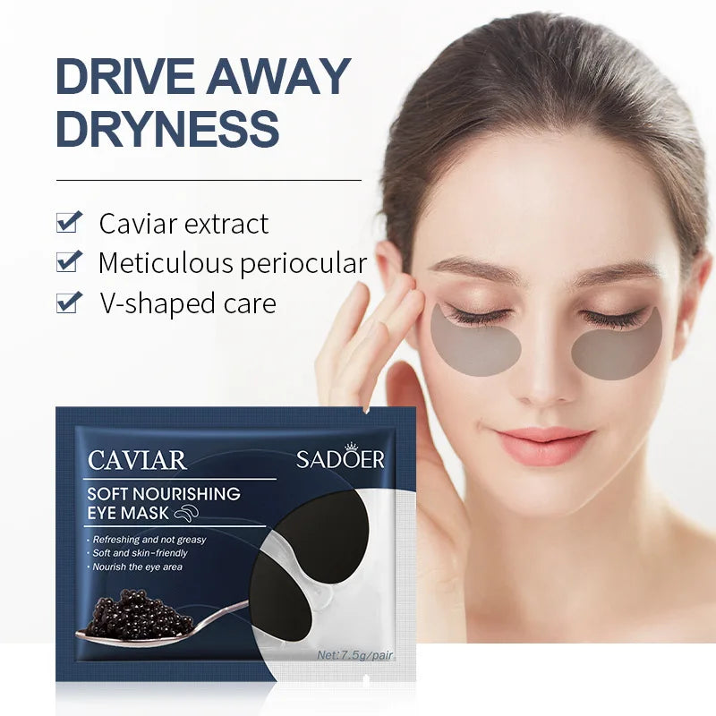 5/10/20 Pairs SADOER Crystal Collagen Eye Mask Anti Dark Circles Removal Eyes Bag Moisturizing Eye Patches Beauty Eyes Skin Care Tri Light Beauty