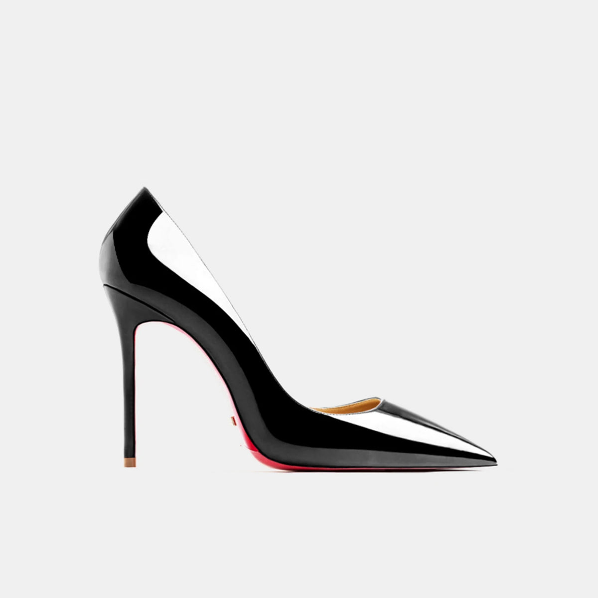 Women heels 2026 leather Heels for women Luxury Brand Pumps Red sole Pointed Toe High Heels Elegant Stiletto Ladies Prom Shoes Pi-Mart