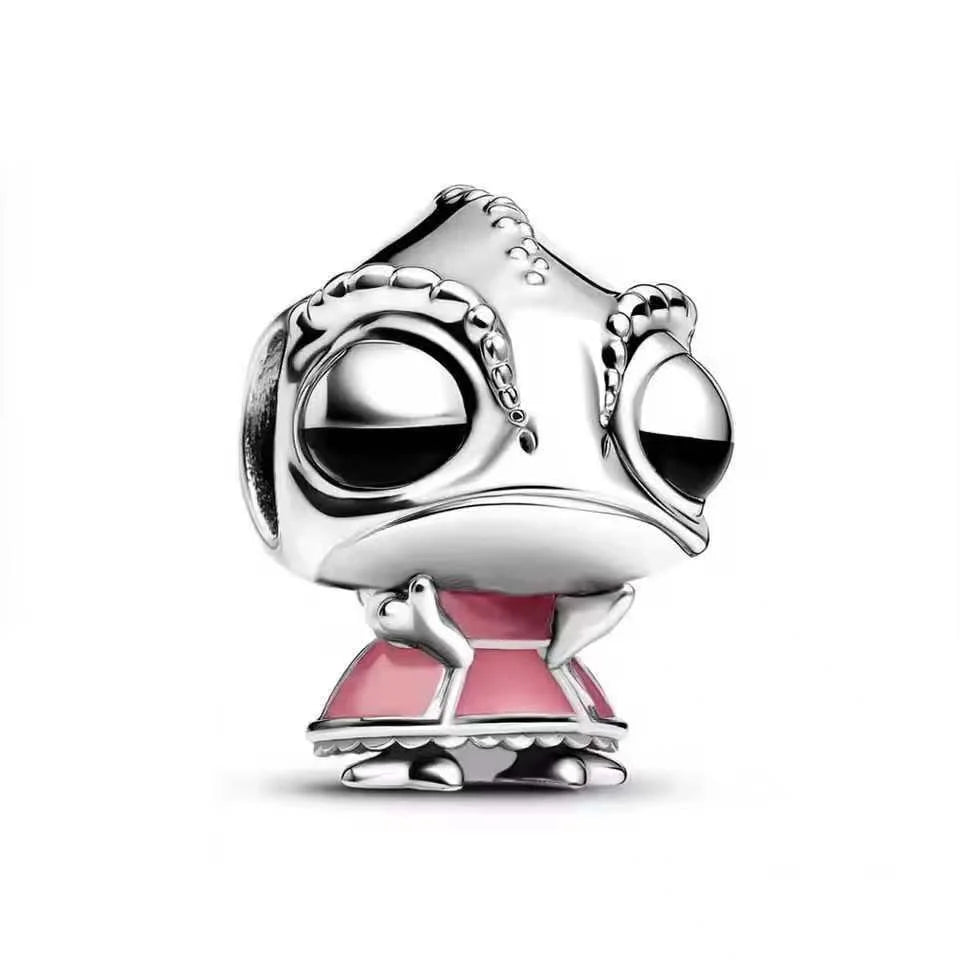 DSN 925 Silver King Of The Grasslands 2026 Charm Beads Pendant Fits Bracelet Necklace DIY Women Festival Party Jewelry Gifts Pi-Mart