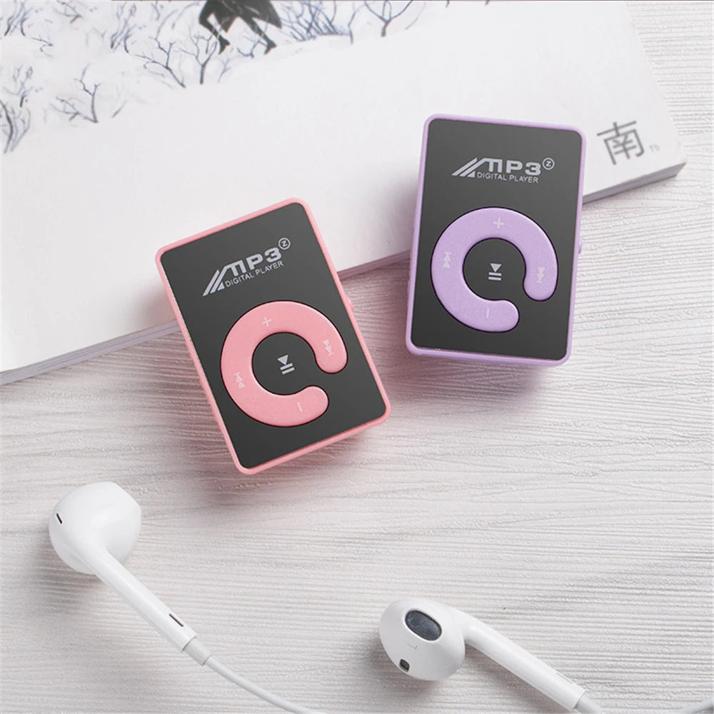 C Key Portable HiFi Mini Clip USB MP3 Player Walkman Music Support Micro TF Card Expandable Up To 16GB Outdoor Sports Walkman Pi-Mart
