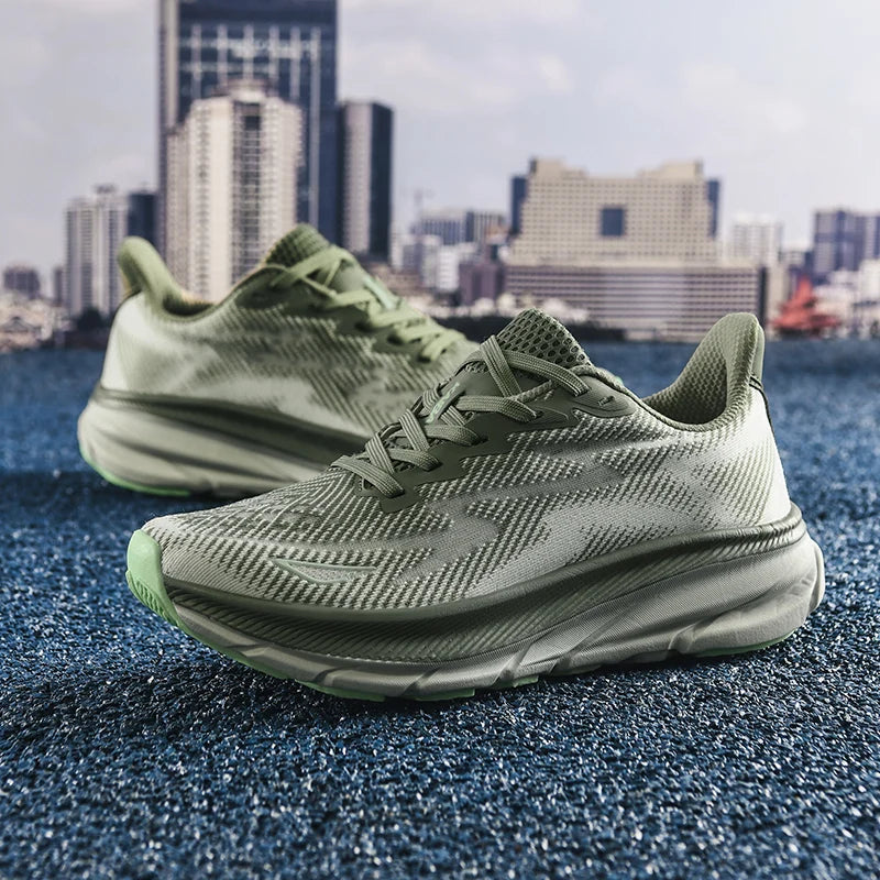 New Running Casual Sports Shoes Outdoor Comfortable Spring Summer Non-slip Sneakers Unisex for Men Women Soft Trainer Men Trail Pi-Mart