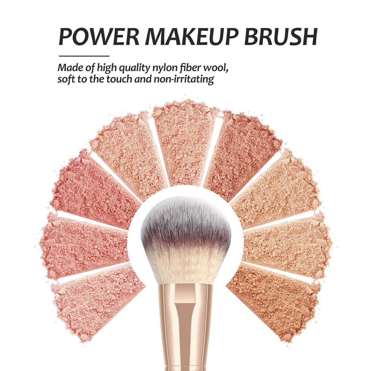 MAANGE 7pcs/set Makeup Brushes for Cosmetic Foundation Powder Concealer Blush Brush Blending Soft Bristles Beauty Tools Pi-Mart