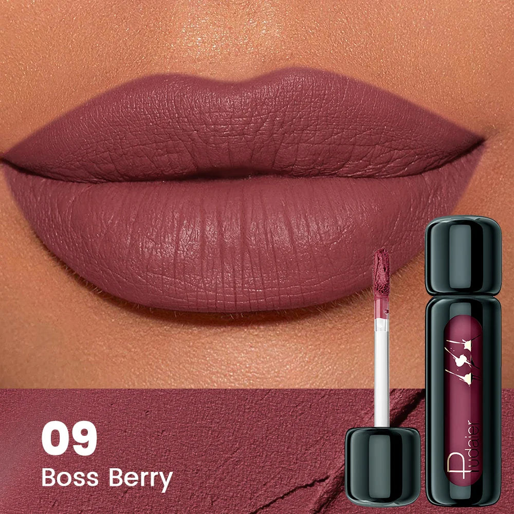 1pc Matte Velvet Lip Gloss, Highly Saturated Liquid Lip Mud, Non-Stick Long Lasting, All Skin Tones Compatible,Mother's Day Gift LadyShow.Store