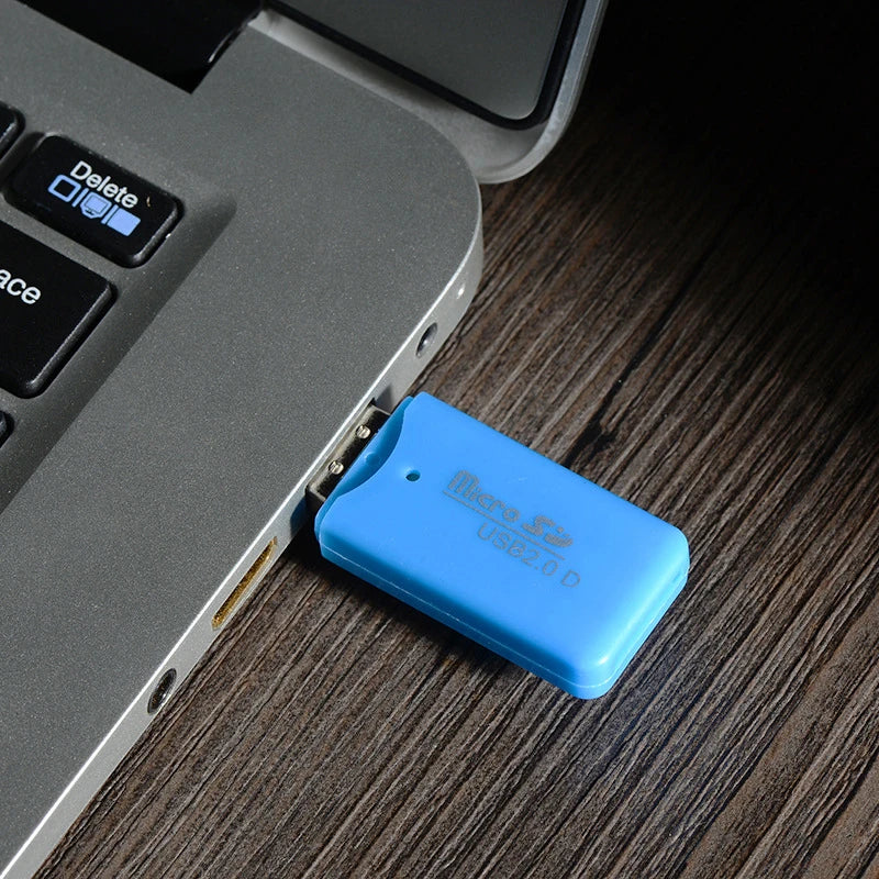 NNBILI USB micro-SD/TF Card Reader USB 2.0 Mini Mobile Phone Memory Card Reader High Speed USB Adapter For Laptop Computer Pi-Mart