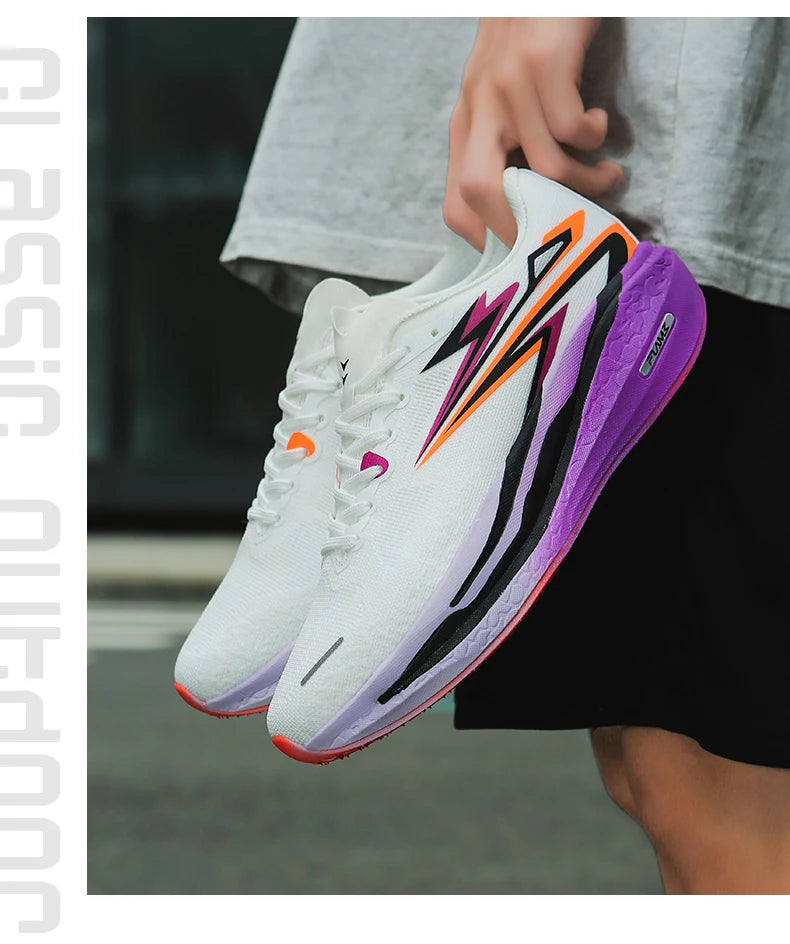 2026 Marathon Sneakers Athletic Men Shoes Carbon Board Comfortable High Quality Sports Nonskid Running Shoes Women Air Cushion Pi-Mart