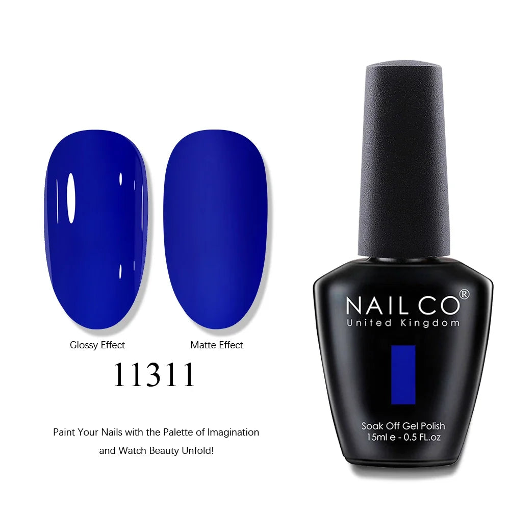 NAILCO 15ml Brown Nails Art Red Color Gel Nail Polish Semi-permanent UV Gel Polish Coffee Manicure Chocolate Hybrid Nail Varnish Tri Light Beauty
