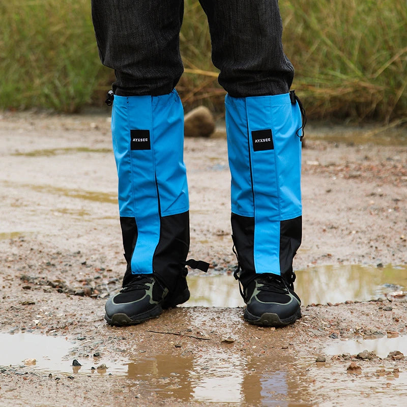 Durable Waterproof Leg Gaiters Hiking Hunting Camping Climb Boots Leggings Covers Outdoor Hunting Winter Snow Skiing Leg Warmers Pi-Mart