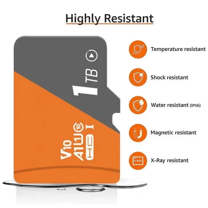 2TB TF SD Card Memory Card High Speed TF/SD 128GB 256GB 512GB 1TB Mini Memory Card Class 10 For Camera/Phone/Computer 2026 Pi-Mart