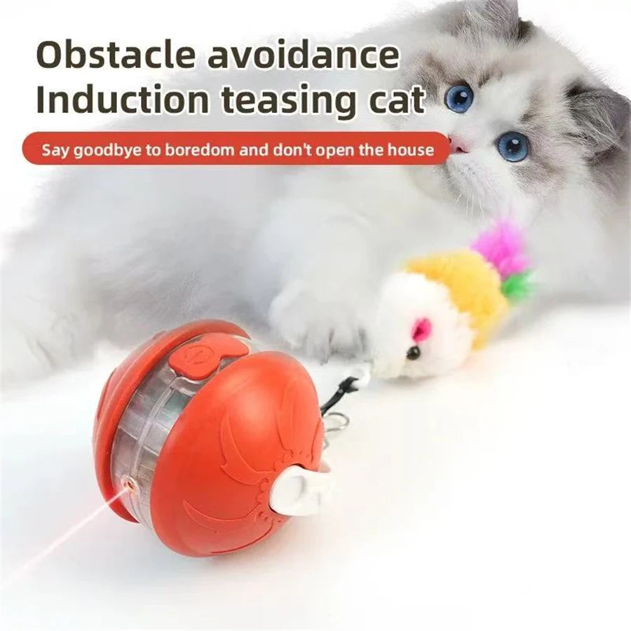 Intelligent Dog Toy Ball Electronic Interactive Cat Toy Usb Automatic Moving Bouncing Ball For Large Medium Dog Holiday Pet Gift Pi-Mart