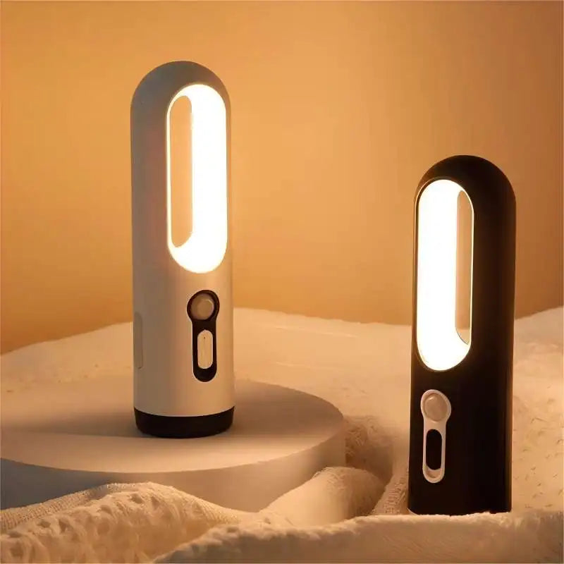 AiQUE LED Motion Sensor Night Light Portable 2 in 1 Flashlight Bedroom Bathroom Reading Camping Lighting Baby Feeding Eye Care Pi-Mart