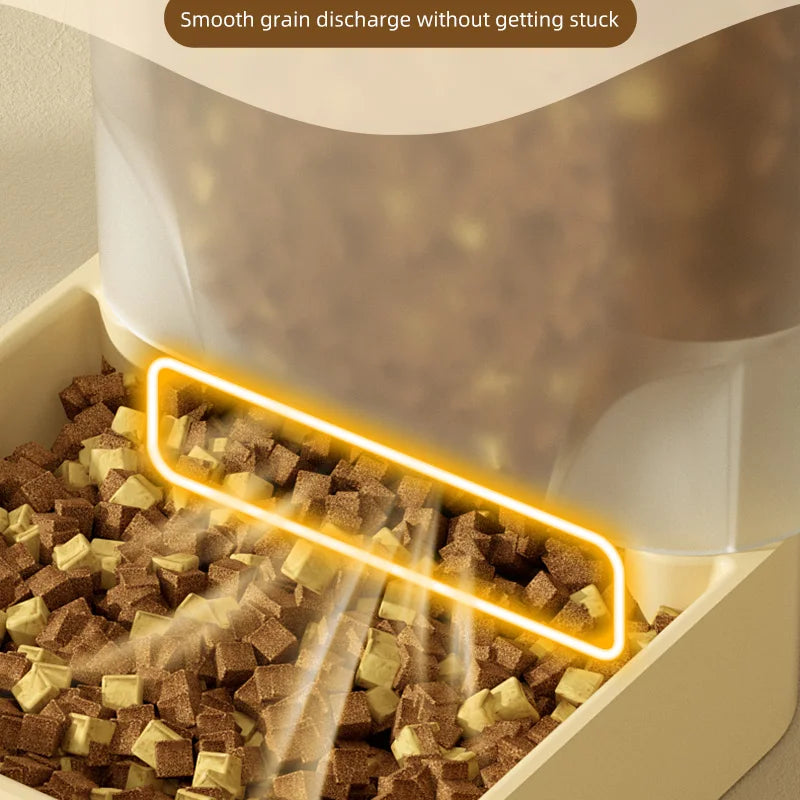 HOOPET Dogs Automatic Feeders Water Bottle Cats Bowl Food Storage Drinking Dispenser Container Pet Supplies Pi-Mart