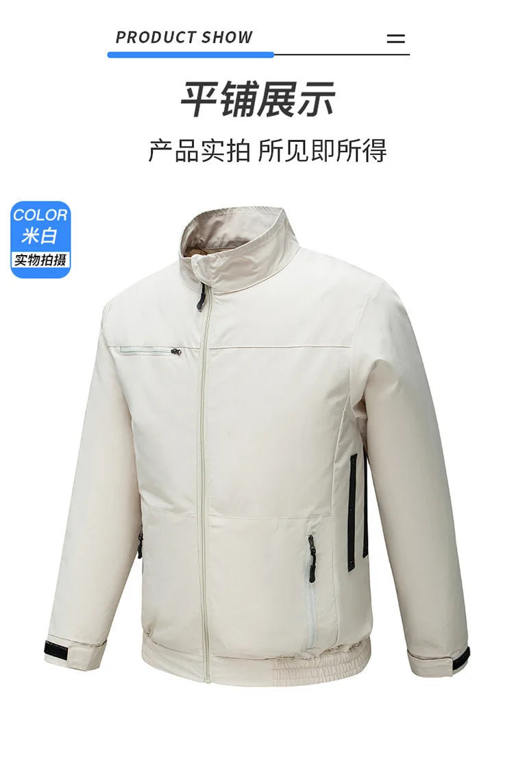 Cooling Air Conditioning Clothes with Fan Outdoor Charging Summer Cooling Welding Labor Overalls Men Pi-Mart