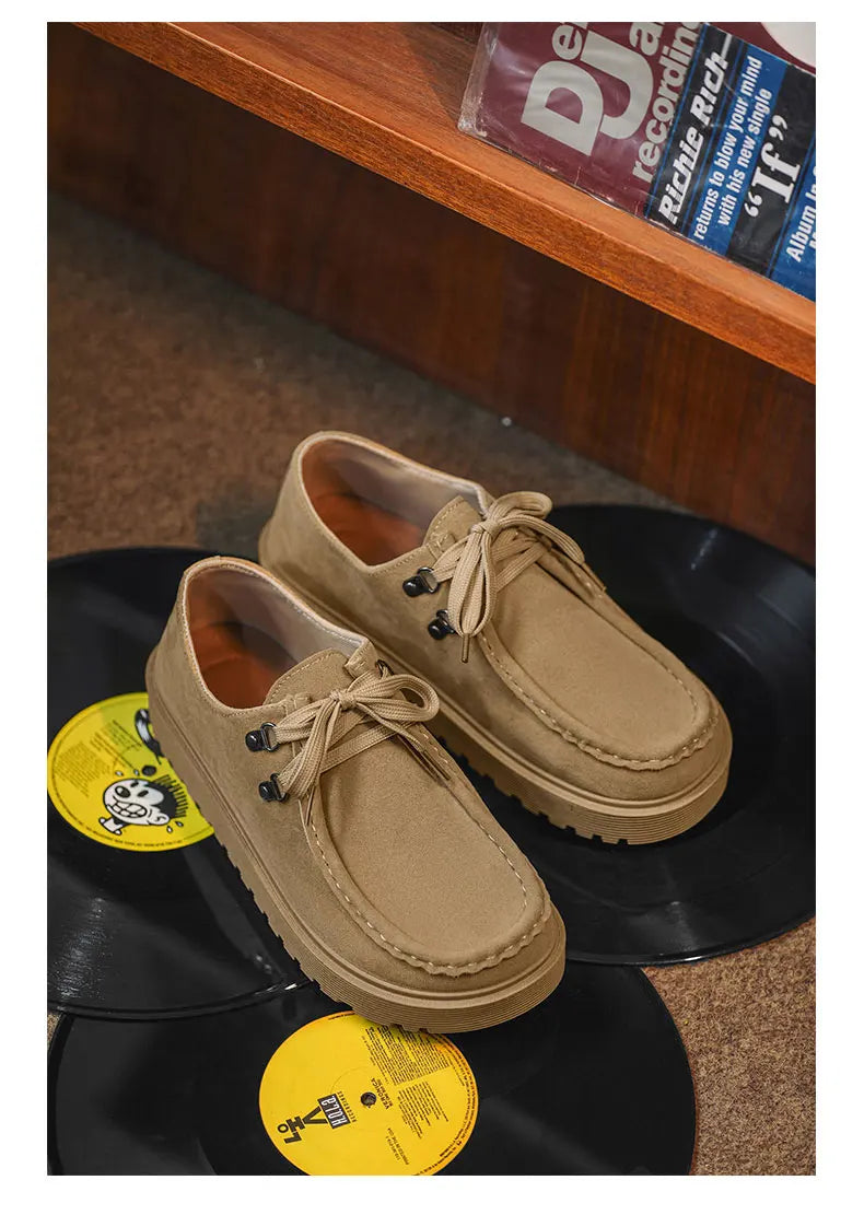 Men Thick Soled Sneakers Fashion Spring/Autumn Soft Board Shoes Personalized Trend Versatile Multi Functional Men Casual Shoes Pi-Mart