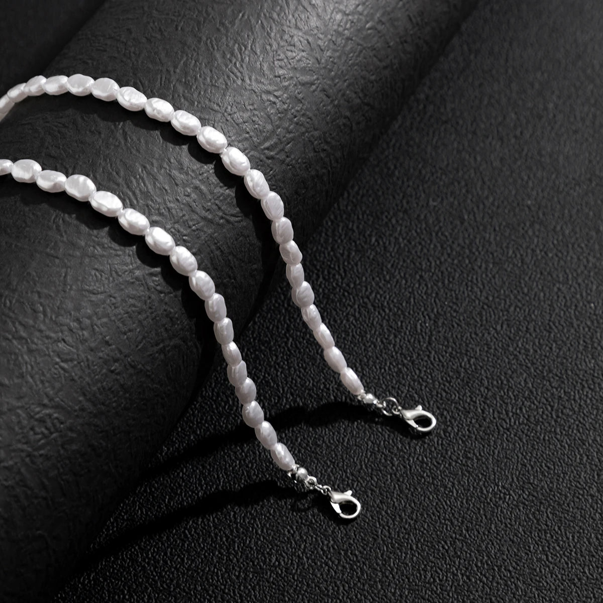 New Fashion Simple Faux Pearl Choker Necklace for Women Vintage Elegant Beaded Temperament Necklace Wedding Party Jewelry Gifts Pi-Mart