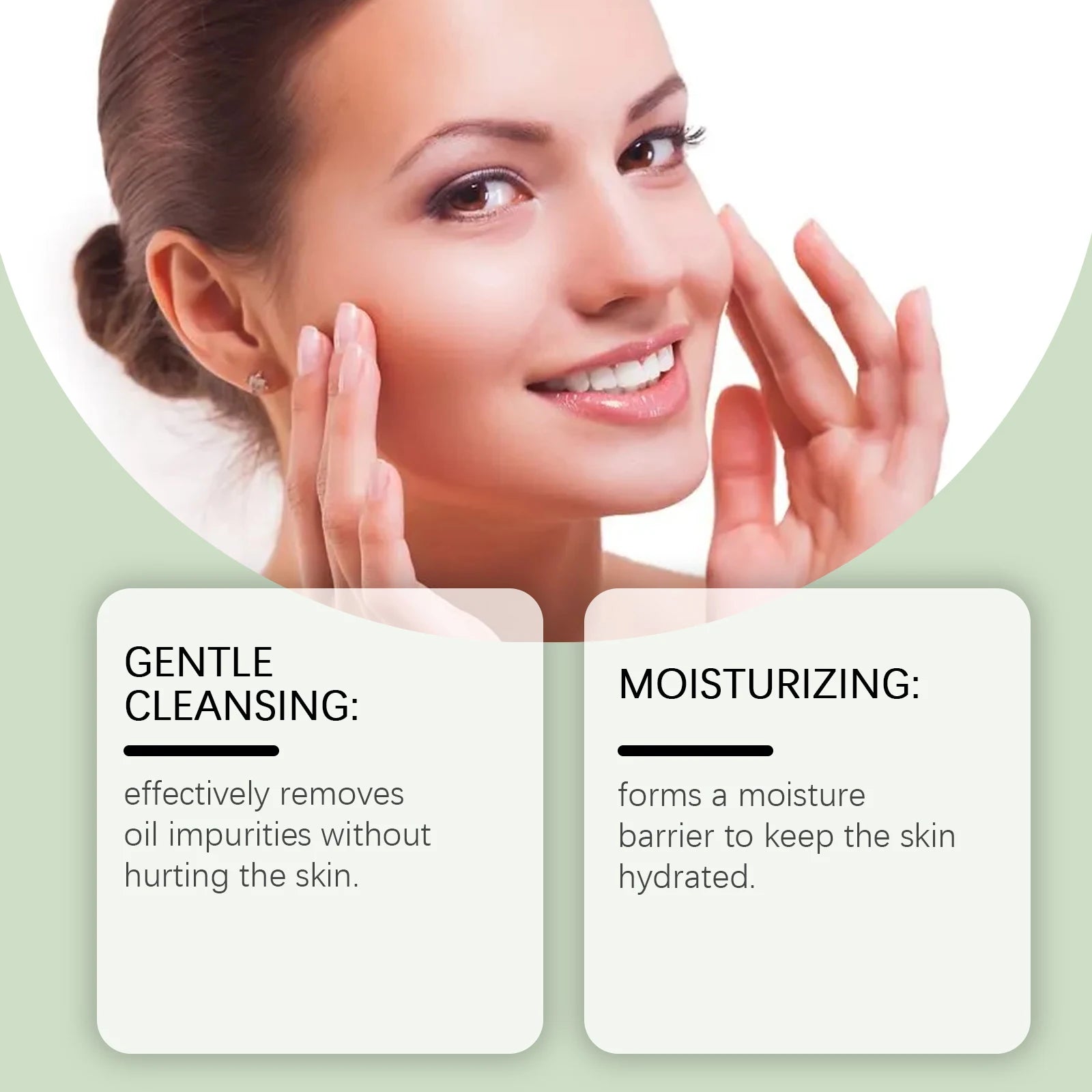 HOYGI Hyaluronic Acid Cleanser Oil Control Blackhead Remover Facial Skin Pore Cleansing Gel Brightening Exfoliating Face Wash Pi-Mart