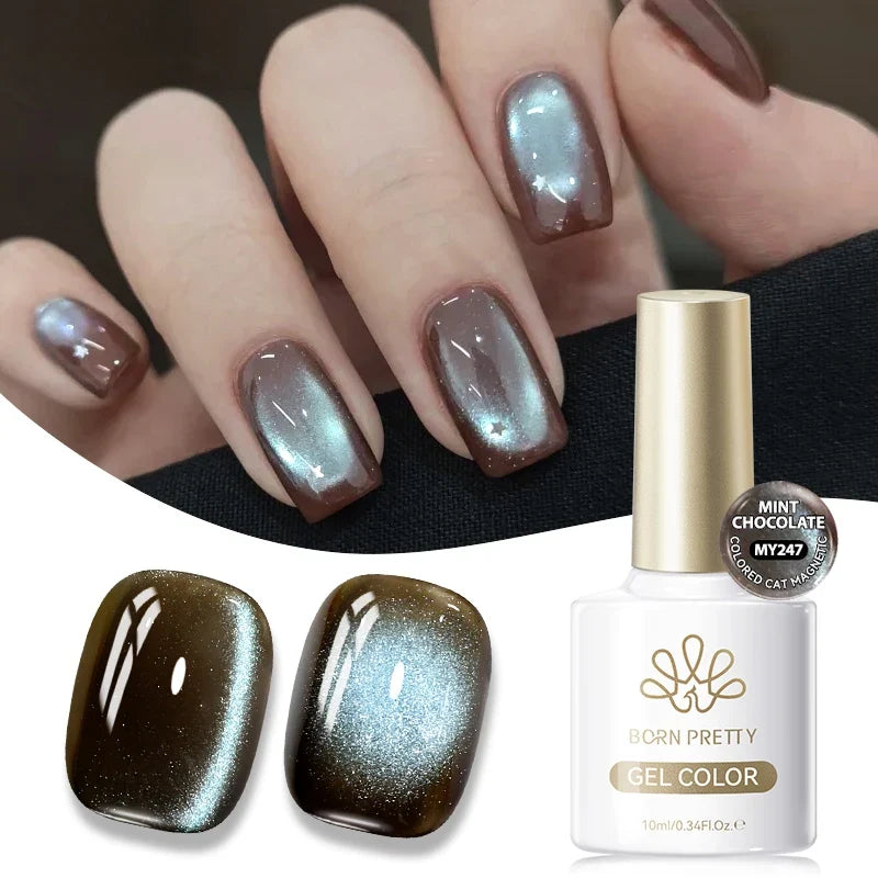 BORN PRETTY 117 Colors Cat Magnetic Gel Nail Polish 10ml Full Coverage Varnish Semi Permanent Super Gorgeous Nails Manicure Tri Light Beauty