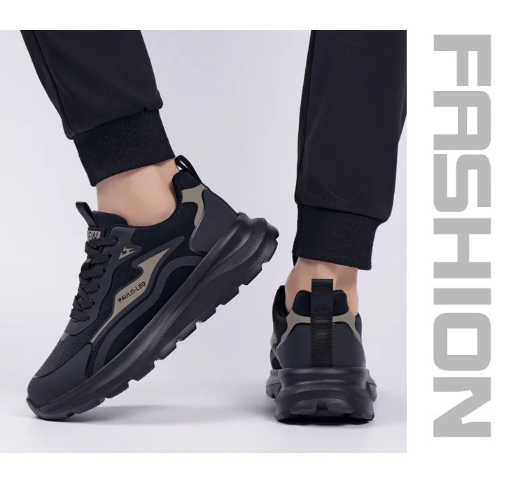 Men's Shoes 2026 New Trendy Soft Soled Casual Shoes for Spring and Summer, Breathable and Comfortable Running Sports Shoes Pi-Mart