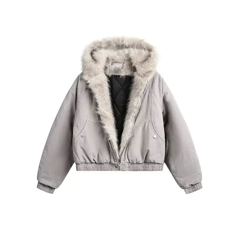 2026 American fashion brand black and yellow cross-shaped jacket high street style loose stand-up collar zipper cardigan jackett Pi-Mart