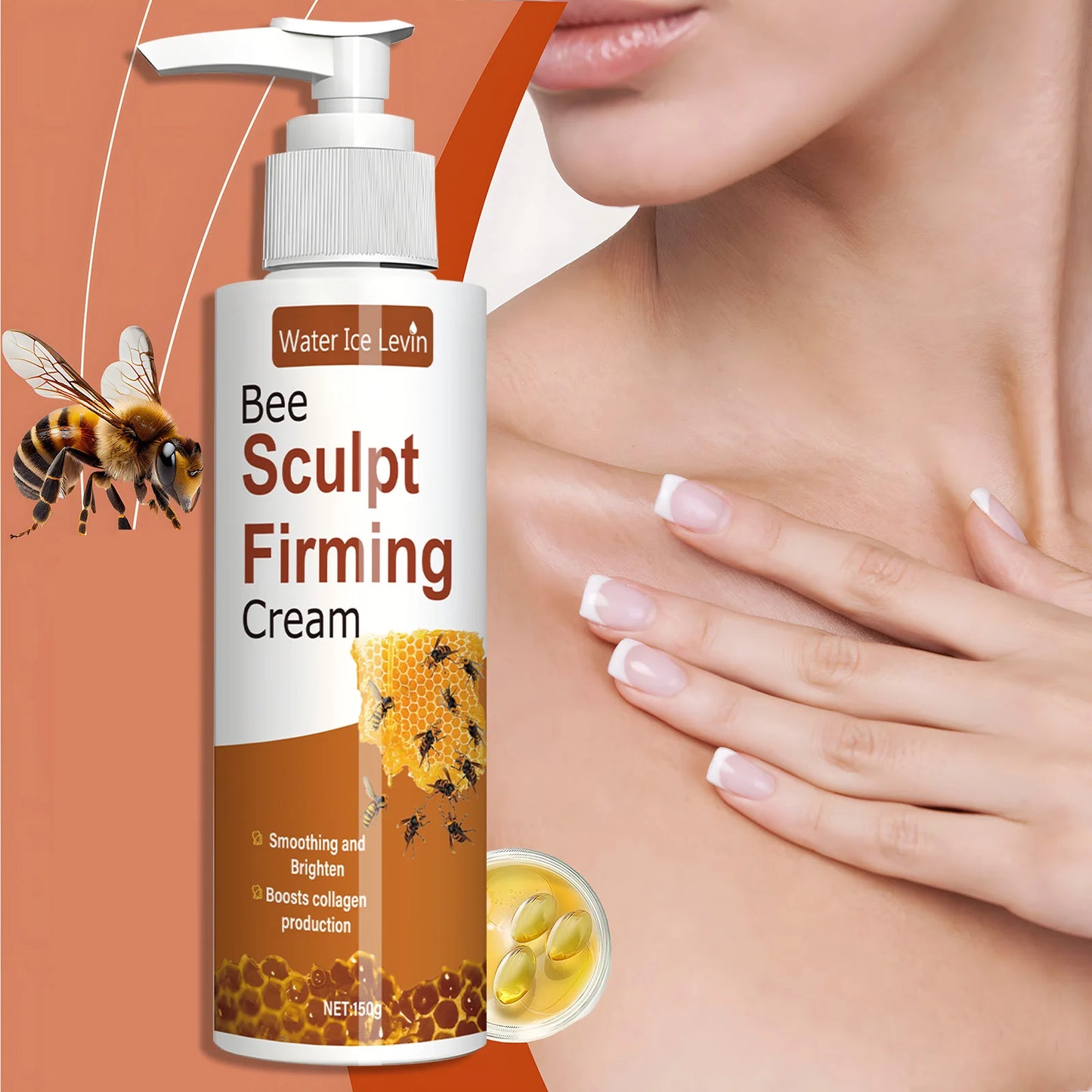 Bee Sculpt Firming Cream - Skin Tightening Cream - Reduces Fine Lines - Lifts and Moisturizes Skin with Natural Collagen Pi-Mart